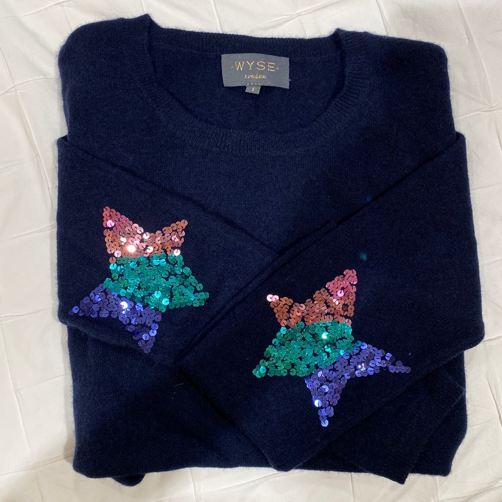 WYSE London Navy Sweater